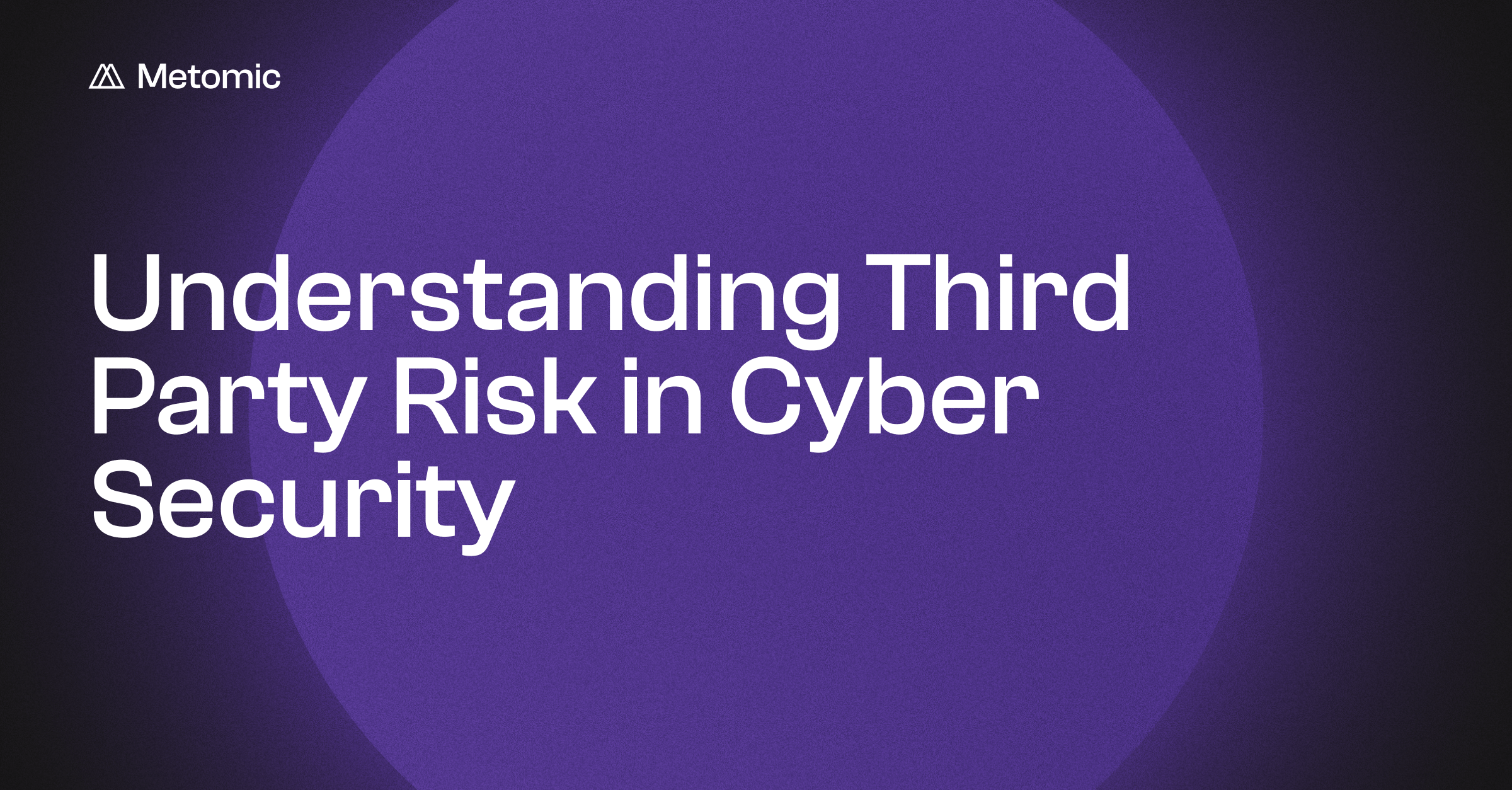 Understanding Third Party Risk in Cyber Security