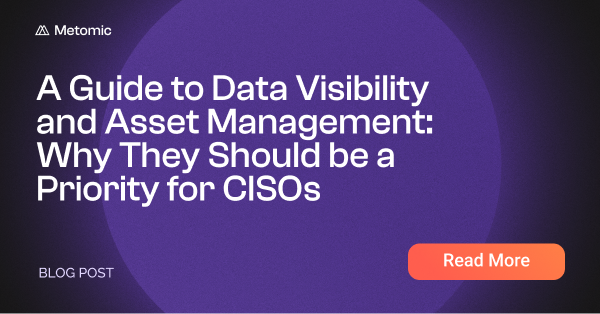 A Guide to Data Visibility and Asset Management: Why They Should be a Priority for CISOs